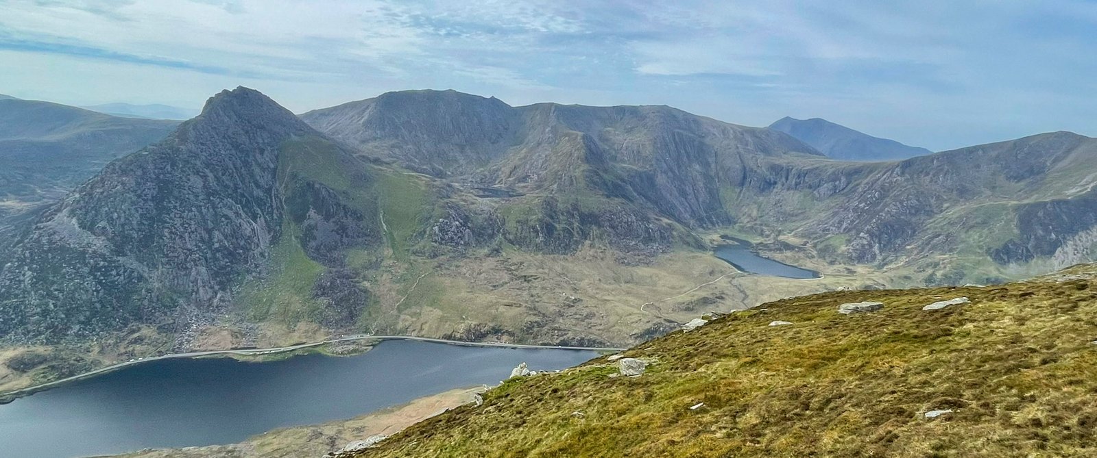 Tryfan and the Glyderau across Llyn Ogwen